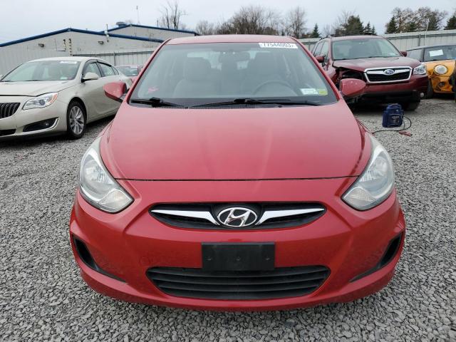 KMHCT4AE2DU279371 - 2013 HYUNDAI ACCENT GLS RED photo 5