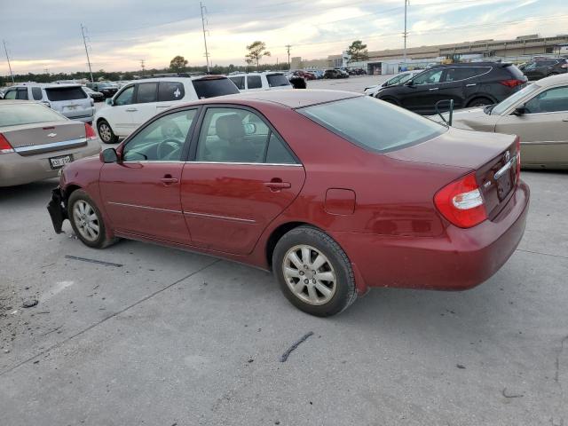 4T1BE32K84U310689 - 2004 TOYOTA CAMRY LE RED photo 2