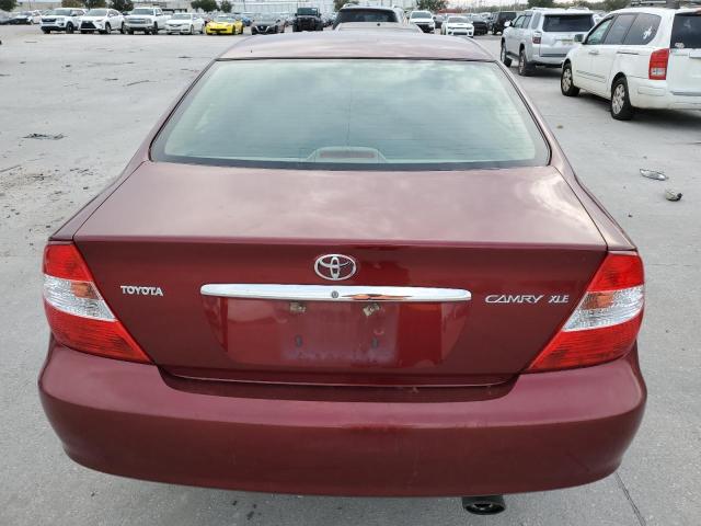 4T1BE32K84U310689 - 2004 TOYOTA CAMRY LE RED photo 6