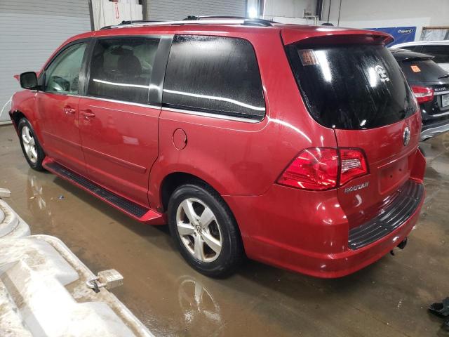 2V8HW64X39R550683 - 2009 VOLKSWAGEN ROUTAN SEL PREMIUM RED photo 2