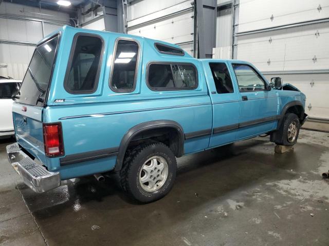 1B7GG23X0SW933444 - 1995 DODGE DAKOTA BLUE photo 3