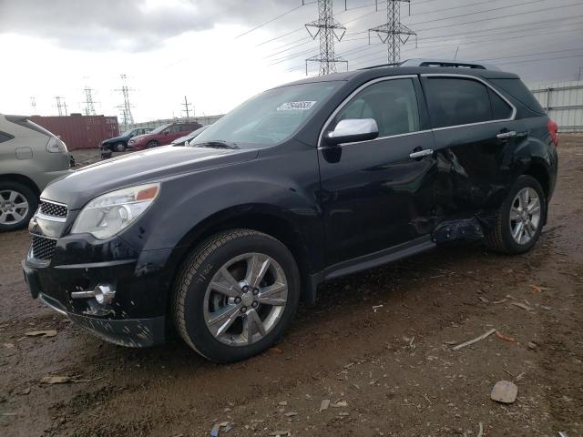 2GNFLGE56C6252353 - 2012 CHEVROLET EQUINOX LTZ BLACK photo 1