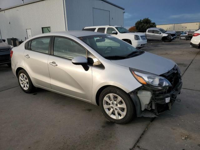 KNADM4A31E6342676 - 2014 KIA RIO LX SILVER photo 4