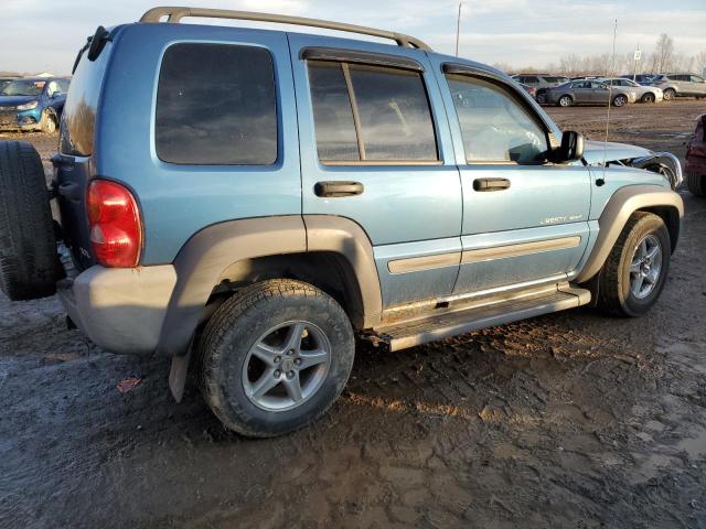 1J4GL48KX3W527669 - 2003 JEEP LIBERTY SPORT BLUE photo 3