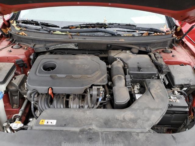 5NPE24AF0HH560514 - 2017 HYUNDAI SONATA SE RED photo 11