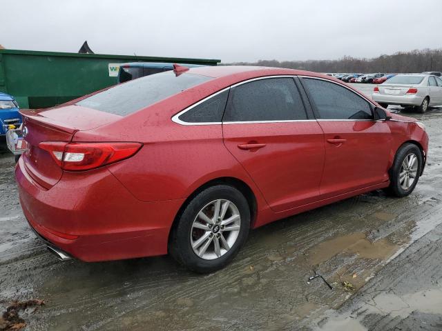 5NPE24AF0HH560514 - 2017 HYUNDAI SONATA SE RED photo 3