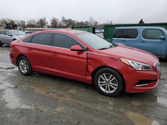 5NPE24AF0HH560514 - 2017 HYUNDAI SONATA SE RED photo 4