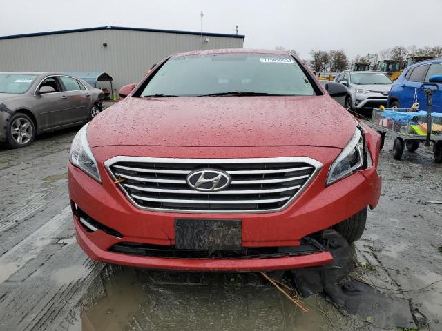 5NPE24AF0HH560514 - 2017 HYUNDAI SONATA SE RED photo 5