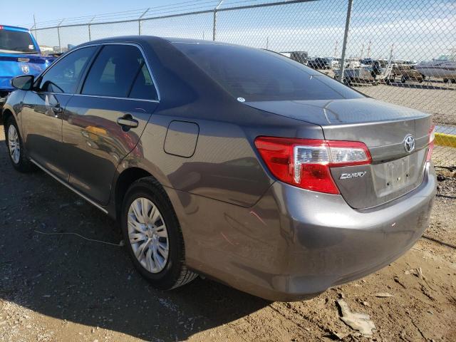 4T4BF1FKXER440900 - 2014 TOYOTA CAMRY L GRAY photo 2