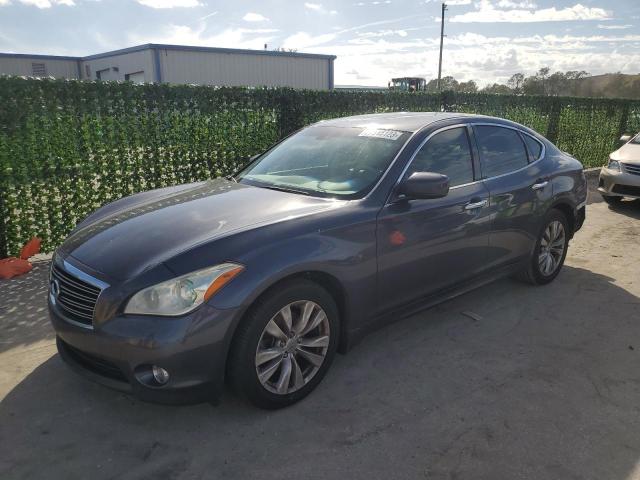 JN1BY1AP5BM323574 - 2011 INFINITI M37 GRAY photo 1