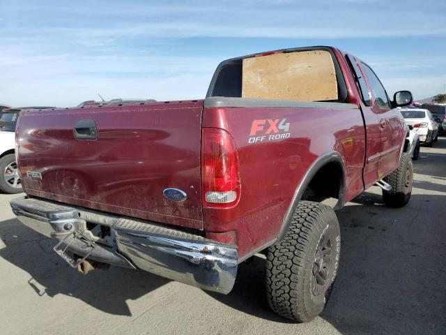 2FTRX18L43CA49402 - 2003 FORD F150 MAROON photo 3