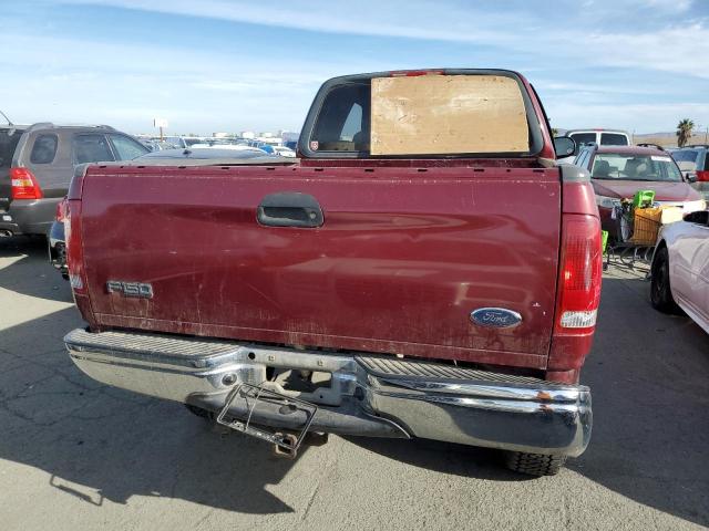 2FTRX18L43CA49402 - 2003 FORD F150 MAROON photo 6