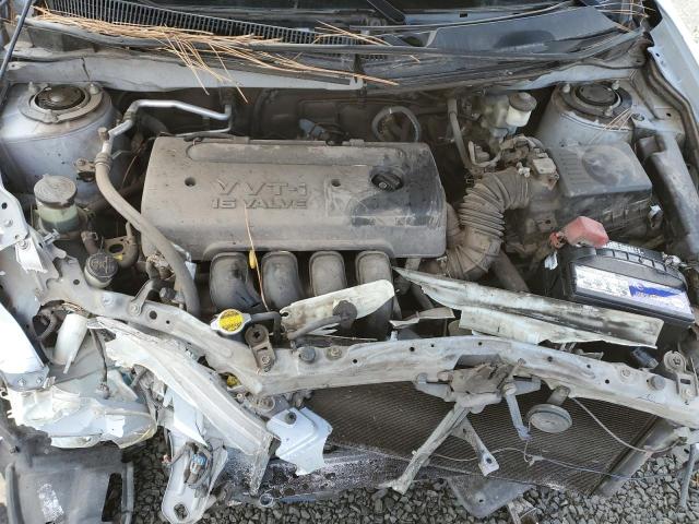 2T1KR32E28C693194 - 2008 TOYOTA COROLLA MA XR SILVER photo 11