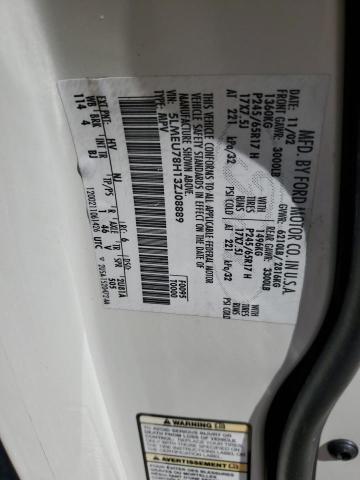 5LMEU78H13ZJ08889 - 2003 LINCOLN AVIATOR 白色 照片 13