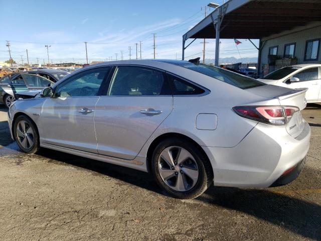 KMHE34L12GA012532 - 2016 HYUNDAI SONATA HYBRID SILVER photo 2