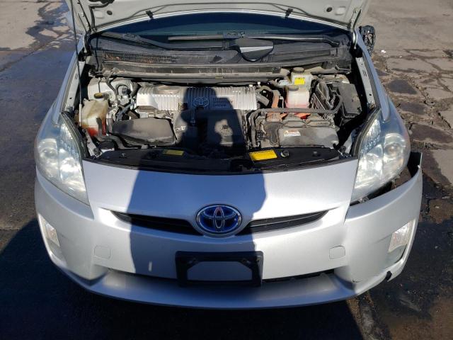 JTDKN3DU7A0124325 - 2010 TOYOTA PRIUS SILVER photo 11