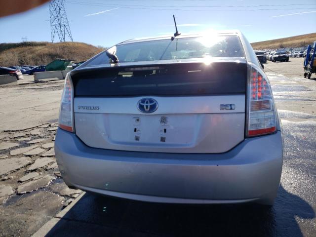 JTDKN3DU7A0124325 - 2010 TOYOTA PRIUS SILVER photo 6