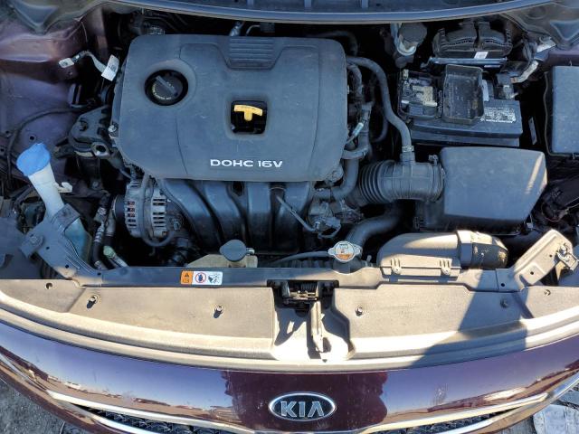 3KPFK4A77JE227895 - 2018 KIA FORTE LX BURGUNDY photo 11