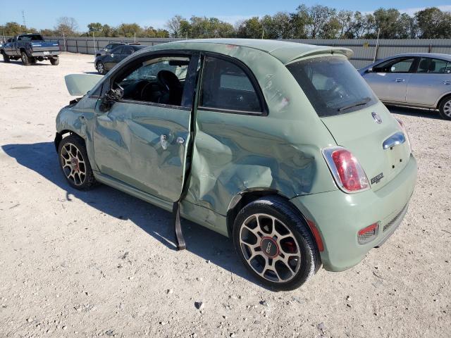 3C3CFFBR8FT741412 - 2015 FIAT 500 SPORT GREEN photo 2