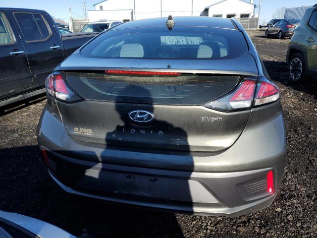 KMHC75LDXMU260825 - 2021 HYUNDAI IONIQ SEL GRAY photo 6