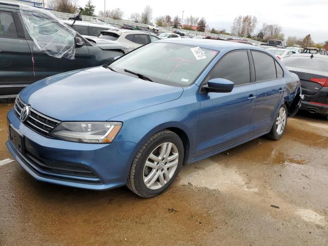 3VW2B7AJ0JM240437 - 2018 VOLKSWAGEN JETTA S BLUE photo 1