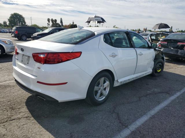 KNAGM4A79F5662528 - 2015 KIA OPTIMA LX WHITE photo 3