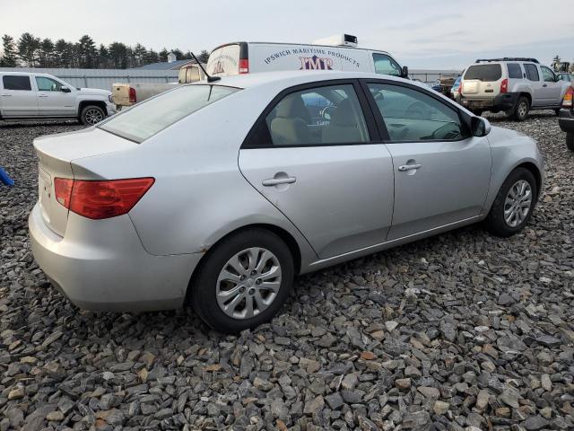 KNAFT4A24B5891955 - 2011 KIA FORTE LX SILVER photo 3