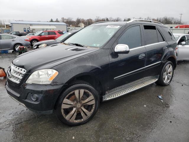 4JGBB8GB0AA569902 - 2010 MERCEDES-BENZ ML 350 4MATIC BLACK photo 1