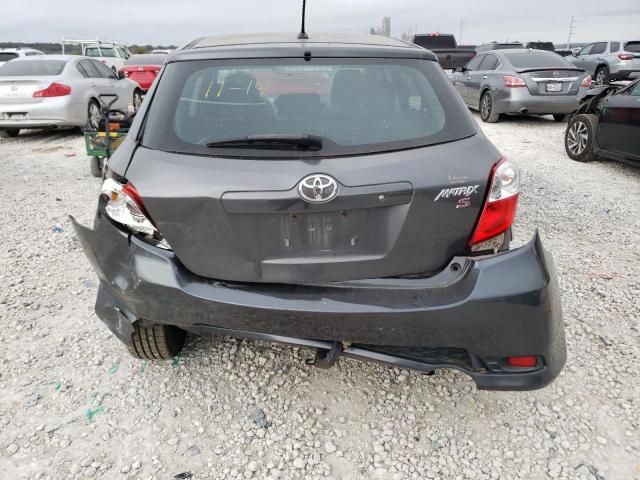 2T1KU4EE6DC025280 - 2013 TOYOTA COROLLA MA GRAY photo 6