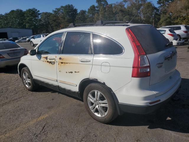 5J6RE3H74BL040427 - 2011 HONDA CR-V EXL WHITE photo 2