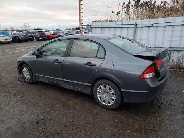 2HGFA1F24AH005139 - 2010 HONDA CIVIC DX GRAY photo 2