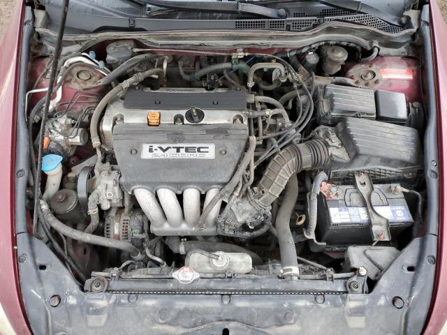 1HGCM56635A801762 - 2005 HONDA ACCORD EX RED photo 11