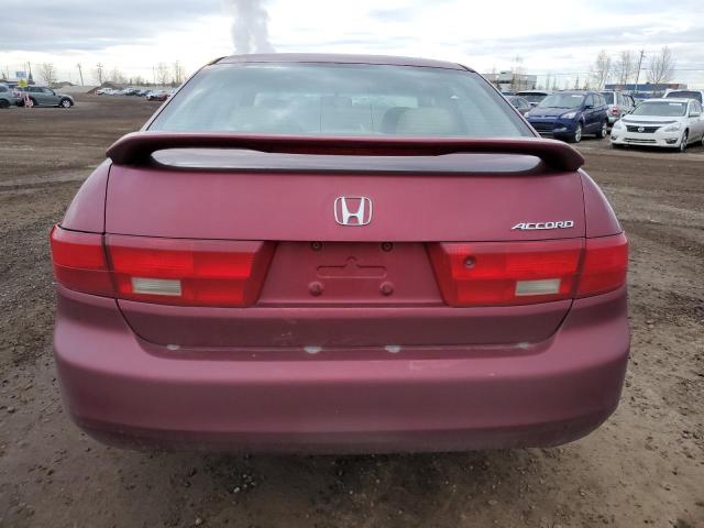 1HGCM56635A801762 - 2005 HONDA ACCORD EX RED photo 6