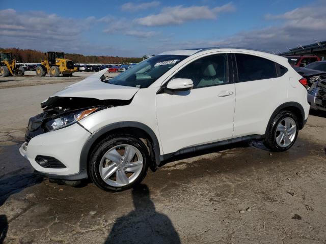 3CZRU5H51KM701522 - 2019 HONDA HR-V EX WHITE photo 1