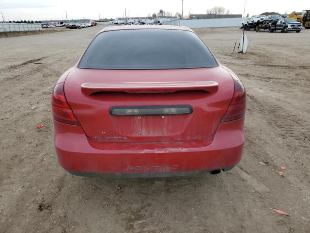 2G2WP552481122927 - 2008 PONTIAC GRAND PRIX RED photo 6