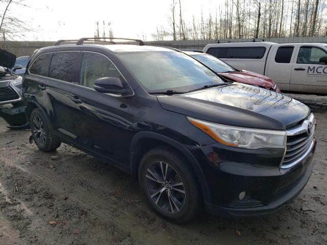 5TDJKRFH8GS287000 - 2016 TOYOTA HIGHLANDER XLE BLACK photo 4