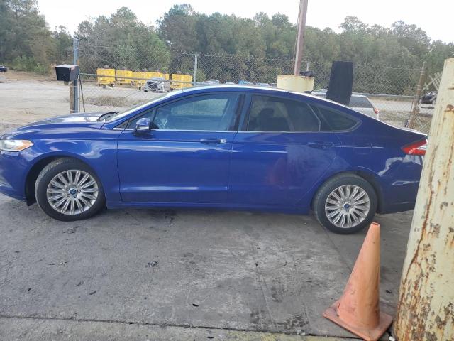 3FA6P0LU8DR203394 - 2013 FORD FUSION SE HYBRID BLUE photo 2