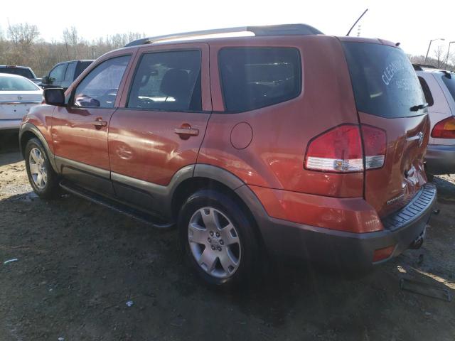 KNDJJ741X95023900 - 2009 KIA BORREGO LX ORANGE photo 2