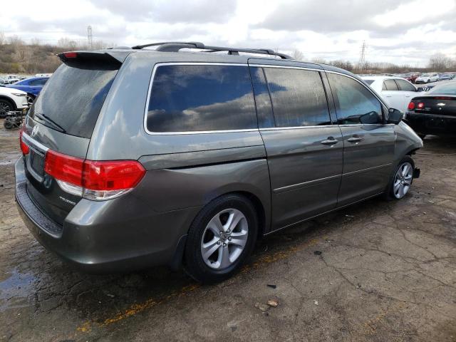 5FNRL38968B092165 - 2008 HONDA ODYSSEY TOURING GRAY photo 3