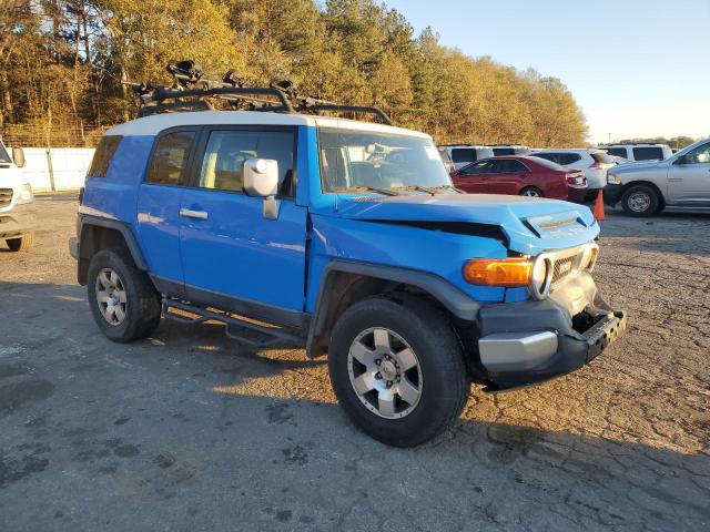 JTEBU11F570049089 - 2007 TOYOTA FJ CRUISER BLUE photo 4