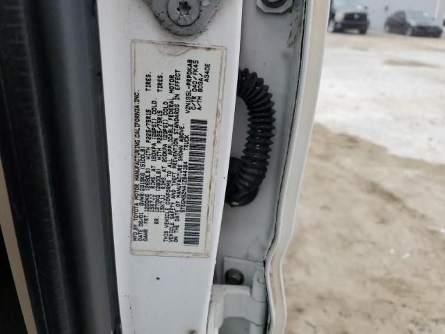 5TEGN92N41Z844184 - 2001 TOYOTA TACOMA DOUBLE CAB PRERUNNER WHITE photo 12