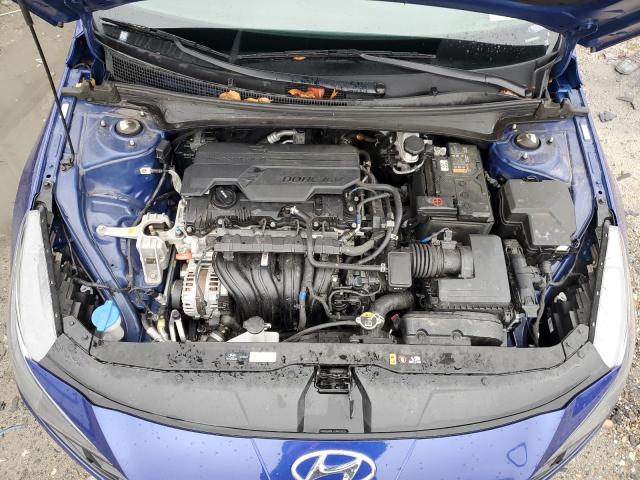 KMHLL4AG1MU213301 - 2021 HYUNDAI ELANTRA SE BLUE photo 11