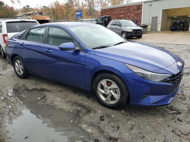 KMHLL4AG1MU213301 - 2021 HYUNDAI ELANTRA SE BLUE photo 4