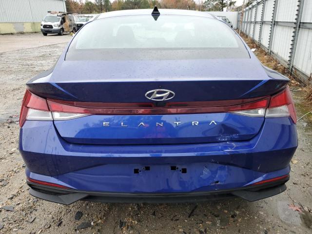 KMHLL4AG1MU213301 - 2021 HYUNDAI ELANTRA SE BLUE photo 6