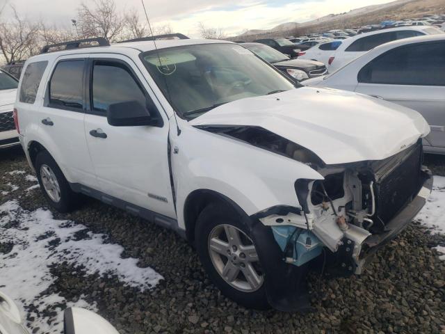 1FMCU49H98KB08937 - 2008 FORD ESCAPE HEV WHITE photo 4