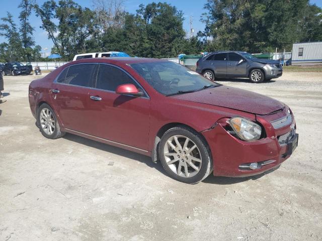 1G1ZE5E19BF295387 - 2011 CHEVROLET MALIBU LTZ ბურგუნდია ფოტო 4