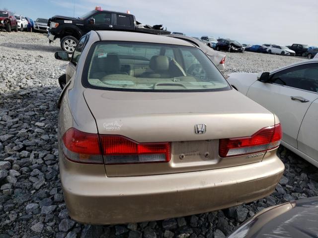 1HGCG16501A045731 - 2001 HONDA ACCORD EX BEIGE photo 6