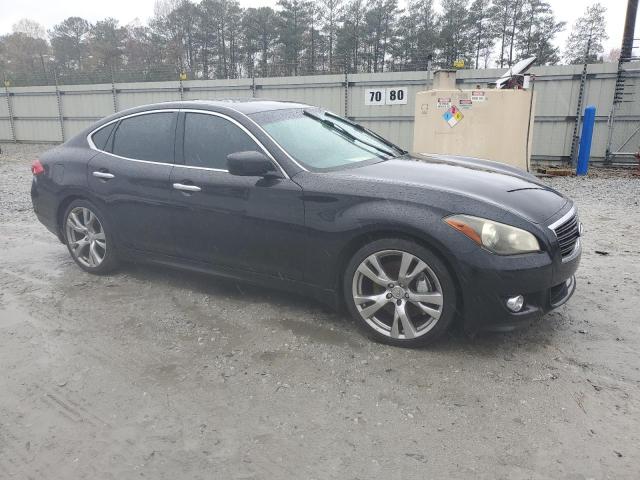 JN1AY1AP8DM540096 - 2013 INFINITI M56 BLACK photo 4