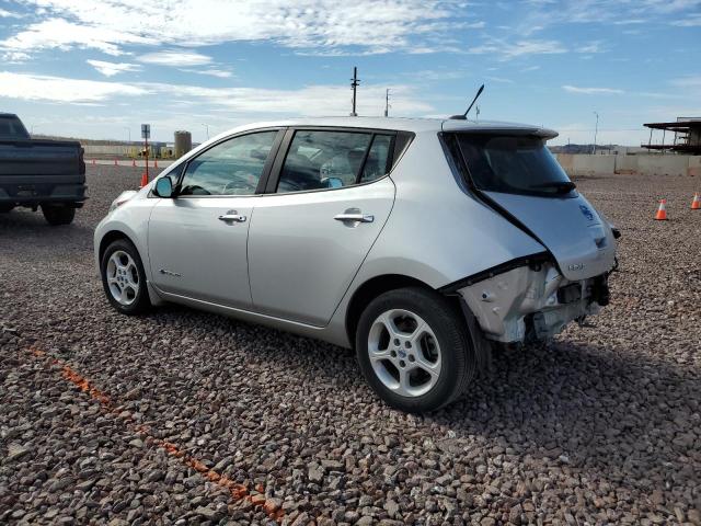 1N4AZ0CP3DC405721 - 2013 NISSAN LEAF S SILVER photo 2