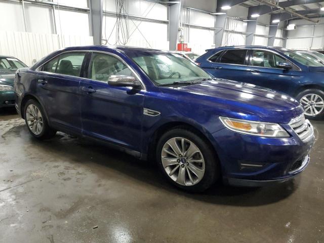 1FAHP2FW9BG177684 - 2011 FORD TAURUS LIMITED BLUE photo 4